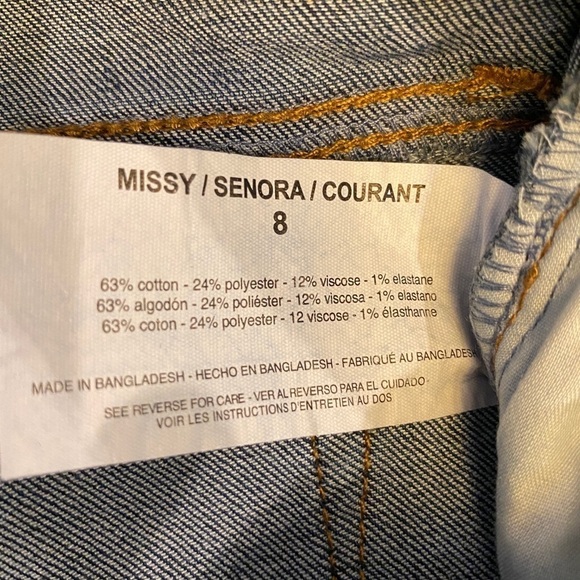 Gloria Vanderbilt NWT Denim Skimmer, Capris, Peddle Pushers Slimming Stretch 8 - Picture 8 of 8